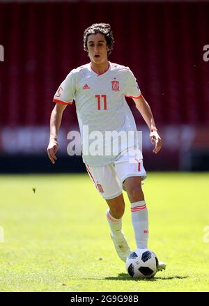 Aktenfoto vom 14-05-2018 des spanischen Bryan Gil.Ausgabedatum: Montag, 26. Juli 2021. Stockfoto