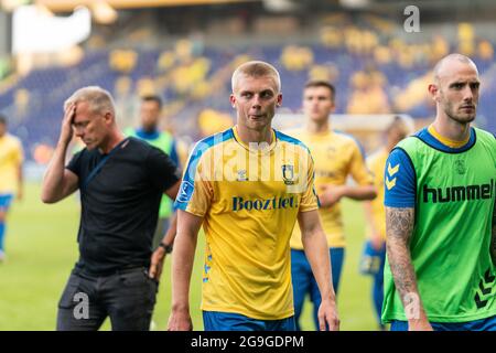 Broendby, Dänemark. Juli 2021. Tobias Borkeeiet von Broendby, WENN er nach dem 3F Superliga-Spiel zwischen Broendby IF und Viborg FF im Broendby Stadion in Broendby gesehen wurde. (Foto: Gonzales Photo/Alamy Live News Stockfoto