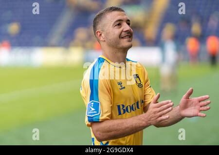 Broendby, Dänemark. Juli 2021. Josip Radosevic aus Broendby, WENN er nach dem 3F Superliga-Spiel zwischen Broendby IF und Viborg FF im Broendby Stadion in Broendby gesehen wurde. (Foto: Gonzales Photo/Alamy Live News Stockfoto