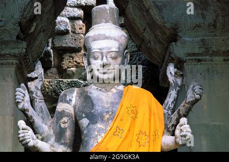 Kambodscha, Ankgor, Angkor VAT Temple, UNESCO-Weltkulturerbe Stockfoto