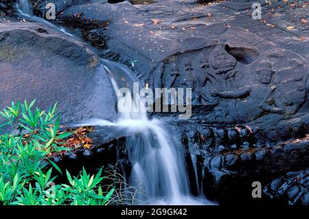 Kambodscha. Siem Reap. Angkor. Kbal Spean. Stockfoto