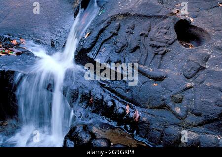 Kambodscha. Siem Reap. Angkor. Kbal Spean. Stockfoto