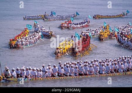 Wasserfest. Mekong und Tonle SAP. Phnom Penh. Kambodscha Stockfoto