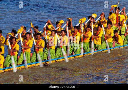 Wasserfest. Mekong und Tonle SAP. Phnom Penh. Kambodscha Stockfoto