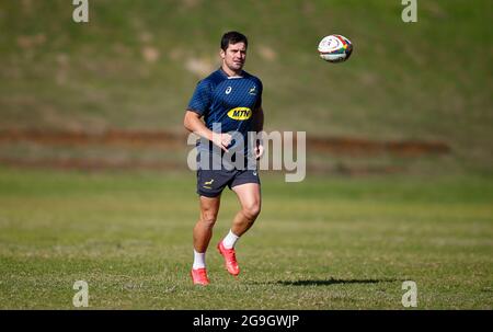 Morne Steyn, Südafrikas, während einer Trainingseinheit an der Western Province HPC, Bellville, Western Cape, Südafrika. Bilddatum: Montag, 26. Juli 2021. Stockfoto