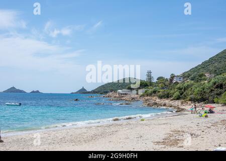 Entdeckung der Insel der Schönheit im Süden Korsikas im Mai, Frankreich Stockfoto