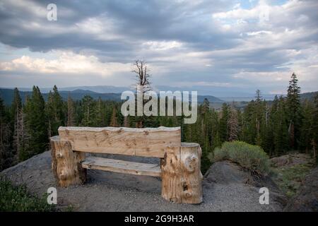 Mammoth City war eine alte Bergbaustadt am Stadtrand von Mammoth Lakes in Mono County, CA, USA. Stockfoto