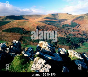 Waun von Rydd Bryniau Gleision, Brecon Beacons National Park, Powys, Wales. Stockfoto