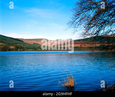 Pentwyn Reservoir, Brecon Beacons National Park, Powys, Wales, UK. Stockfoto