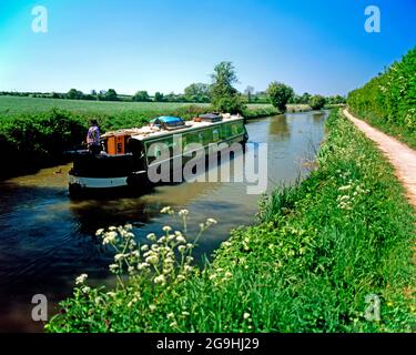 Kennet & Avon Kanal in der Nähe von Semington, Wiltshire Stockfoto