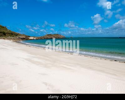 Great Bay, St. Martin's, Isles of Scilly, Cornwall, England, VEREINIGTES KÖNIGREICH. Stockfoto