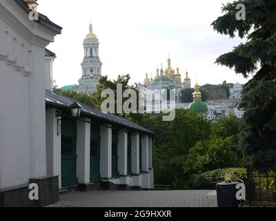 Im Inneren des Kiewer-Pechersker Lavra (Kiewer Höhlenklosters), einem historischen orthodoxen christlichen Kloster von Kiew Stockfoto