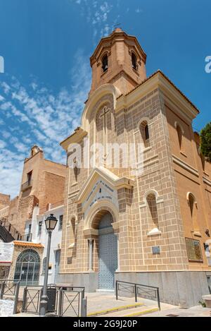 Heiligtum der Virgen del Castillo, Schloss Cullera, Spanien Stockfoto