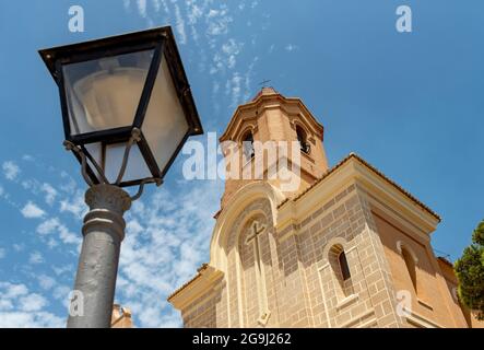 Heiligtum der Virgen del Castillo, Schloss Cullera, Spanien Stockfoto