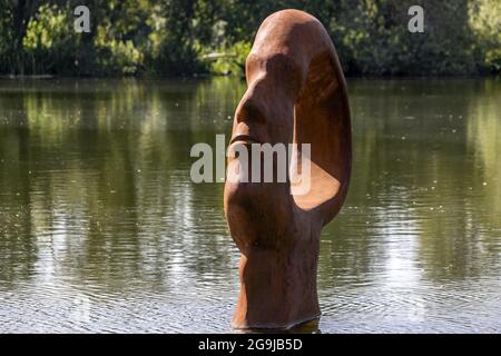 Search for Enlightenment von Simon gudgeon, Sculpture by the Lakes, Pallington, Dorchester, Dorset Stockfoto