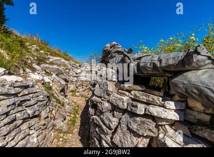 Italien Venetien Monte Grappa - Monte Palon Stockfoto