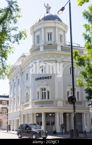 Coronet Theater, Notting Hill Gate, Notting Hill, Royal Borough von Kensington und Chelsea, Greater London, England, Vereinigtes Königreich Stockfoto