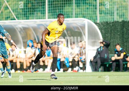 Marbella, Spanien. Juli 2021. Yerson Mosquera während des Vorsaison-Freundschaftsspiel zwischen UD Las Palmas und Wolverhampton Wanderers im Marbella Football Center.Endstand: (UD Las Palmas 3-2 Wolverhampton Wanderers) Credit: SOPA Images Limited/Alamy Live News Stockfoto