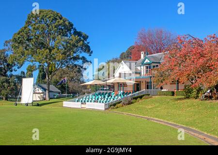 Bradman Oval in Bowral Stockfoto