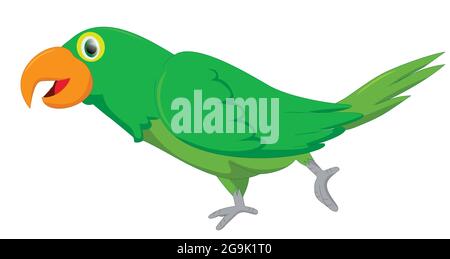 Niedlicher Papagei – Hochauflösende Vektorgrafik – Getty Images Stock Vektor