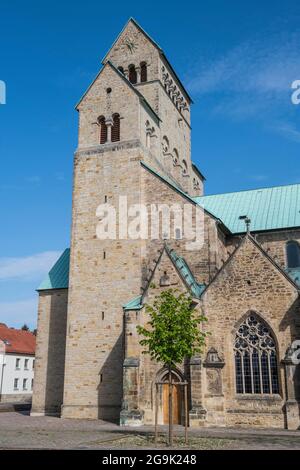 Hildesheimer Dom, UNESCO-Weltkulturerbe Hildesheim, Niedersachsen, Deutschland Stockfoto