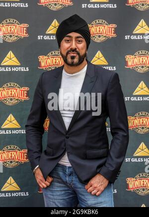 London, Großbritannien. Juli 2021. Magic Singh nimmt an einer Gala von Wonderville im Palace Theatre in London Teil. (Foto von Brett Cove/SOPA Images/Sipa USA) Quelle: SIPA USA/Alamy Live News Stockfoto