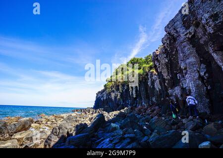 Nice Ganh Yen Cap in der Provinz Quang Ngai in Zentralvietnam Stockfoto