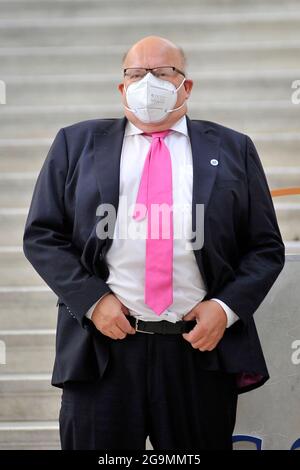 Peter Altmaier Bundeswirtschaftsminister der Bundesrepublik Deutschland, der am 22-23. Juli in Neapel stattfand. Stockfoto