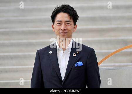 Shinjiro Koizumi, japanischer Umweltminister, während der G20 Italien 2021, die am 22-23. Juli in Neapel stattfand. Stockfoto