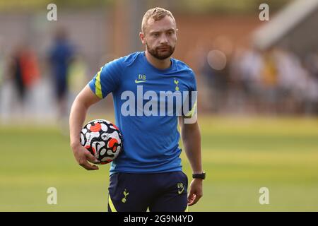 Tottenham Hotspur Coach - Colchester United / Tottenham Hotspur, Pre-Season Friendly, JobServe Community Stadium, Colchester, Großbritannien - 21. Juli 2021 Stockfoto