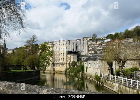 Old Mill Bradford auf Avon Wiltshire England Stockfoto