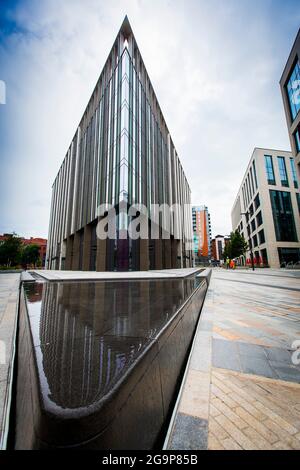 Wellington Place, Leeds, Großbritannien Stockfoto