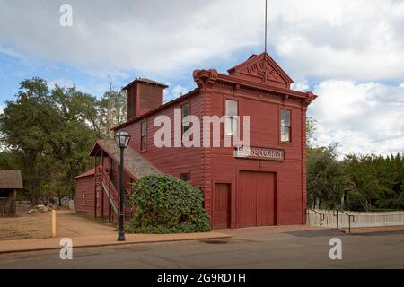 Firehouse Columbia Engine Company #1, Columbia, Kalifornien Stockfoto