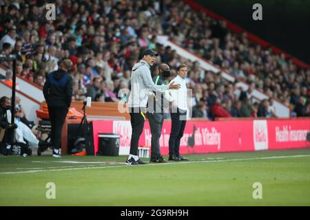 Bournemouth, Großbritannien. Juli 2021. Teamleiter während des Freundschaftsspiels zwischen AFC Bournemouth und Chelsea FC im Vitality Stadium in Bournemouth, England Credit: SPP Sport Press Foto. /Alamy Live News Stockfoto