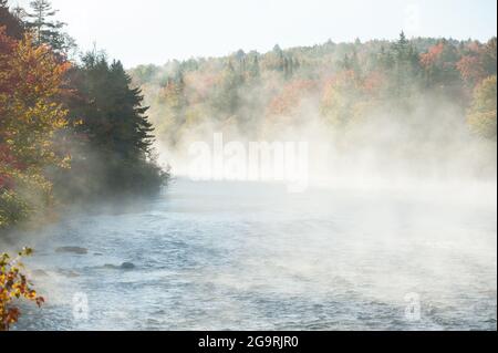 Androscoggin River, Mailand, New Hampshire, USA Stockfoto
