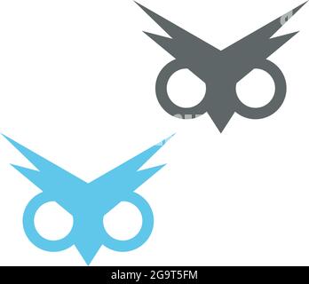 Eule Symbol Logo Design Vektor Vorlage Illustration Stock Vektor