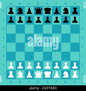 Die Qualität einer Seite schach Website Template Vector EPS, moderne Web  Design mit flachem UI-Elemente und Landschaft Illustration, ideal für  Landing Page Stock-Vektorgrafik - Alamy