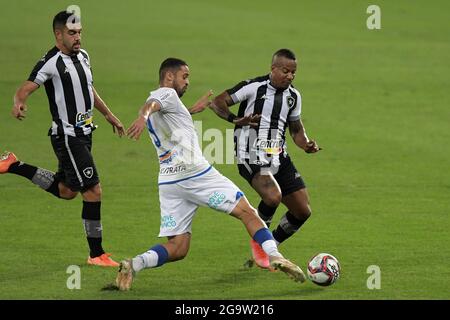 Rio De Janeiro, Brasilien. Juli 2021. Dellatorre während Botafogo x CSA im Nilton Santos Stadium für die 6. Runde der brasilianischen Meisterschaft Serie B, an diesem Dienstag Abend (27), in Rio de Janeiro, RJ statt. Kredit: Celso Pupo/FotoArena/Alamy Live Nachrichten Stockfoto