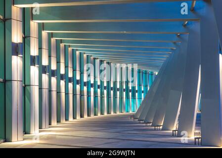 Yunlin Bahnhof befindet sich in Huwei Township in Yunlin County, Taiwan Stockfoto