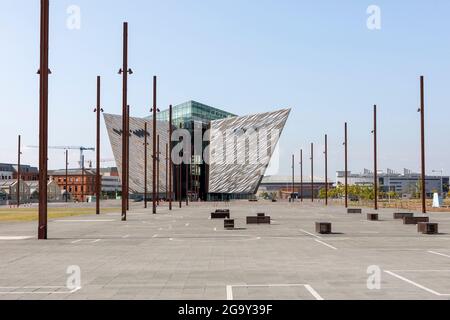 Titanic Museum Belfast Irland Stockfoto