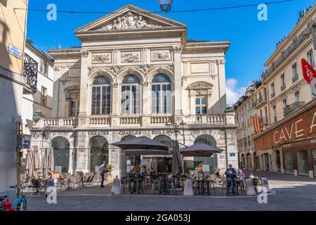 Charles-Dullin Theater auf dem Theaterplatz in Chambèry. Chambery, Region Auvergne-Rhône-Alpes, Frankreich Stockfoto