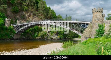 Craigellachie Bridge, Aberlour, Schottland Stockfoto