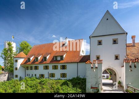 Deutschland, Bayern, Allgäu, Mindelheim, Schloss Mindelburg Stockfoto