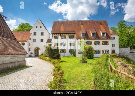 Deutschland, Bayern, Allgäu, Mindelheim, Schloss Mindelburg Stockfoto