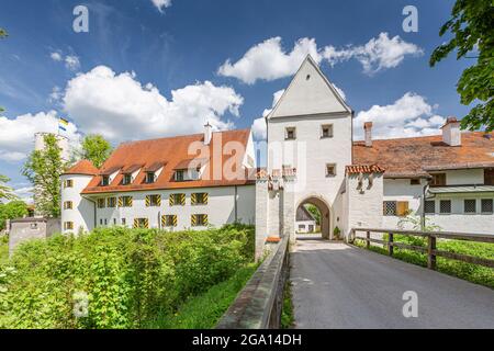 Deutschland, Bayern, Allgäu, Mindelheim, Schloss Mindelburg Stockfoto