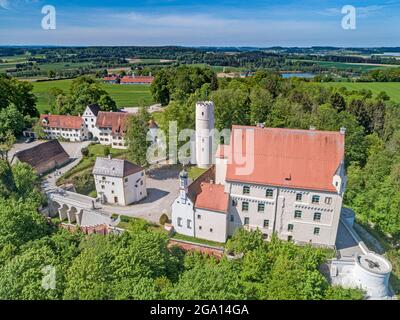 Deutschland, Bayern, Allgäu, Mindelheim, Schloss Mindelburg Stockfoto