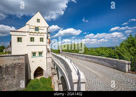 Deutschland, Bayern, Allgäu, Mindelheim, Schloss Mindelburg Stockfoto