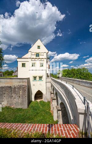Deutschland, Bayern, Allgäu, Mindelheim, Schloss Mindelburg Stockfoto