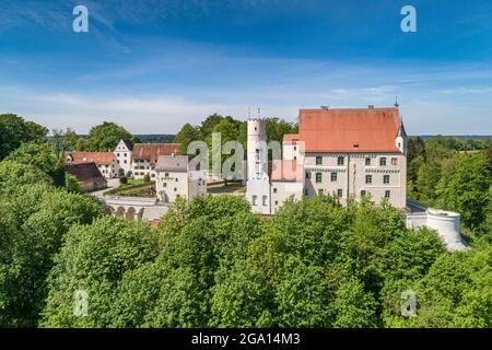 Deutschland, Bayern, Allgäu, Mindelheim, Schloss Mindelburg Stockfoto