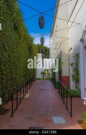 Ein warmer Dezember in Santa Barbara, Kalifornien Stockfoto